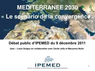 Débat public d’IPEMED du 9 décembre 2011