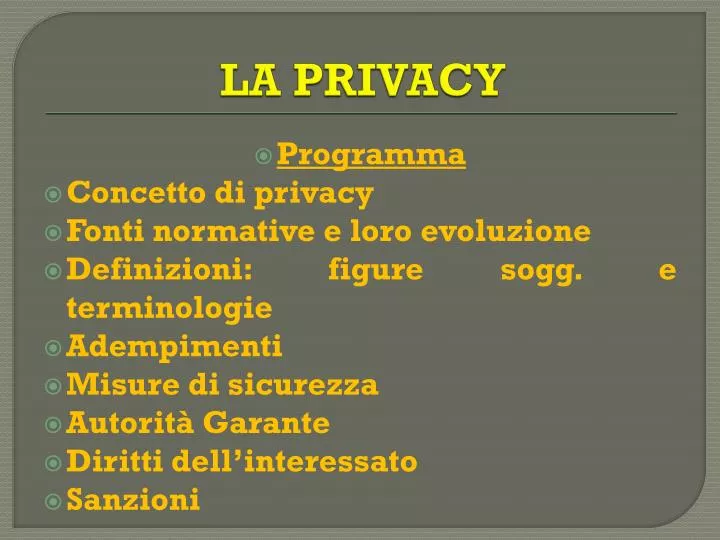 la privacy