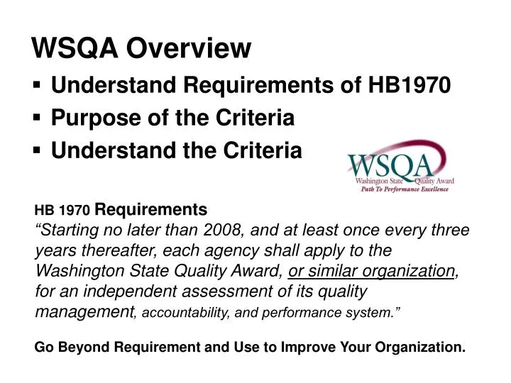 wsqa overview