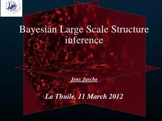 Bayesian Large Scale Structure inference