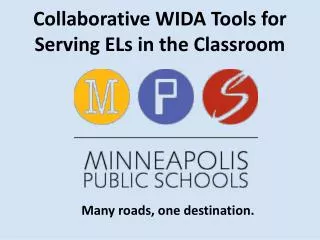 Collaborative WIDA Tools for Serving ELs in the Classroom