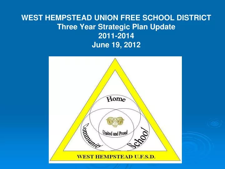 west hempstead union free school district three year strategic plan update 2011 2014 june 19 2012