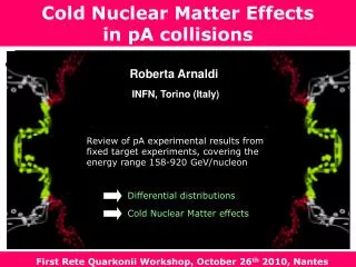 Cold Nuclear Matter Effects in pA collisions