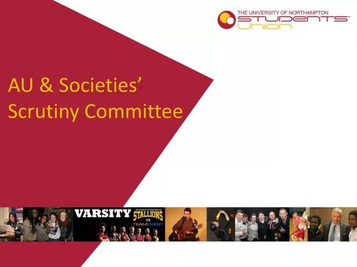 au societies scrutiny committee
