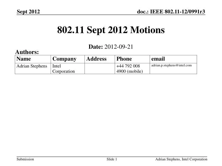 802 11 sept 2012 motions