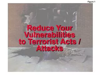 Reduce Your Vulnerabilities to Terrorist Acts / Attacks