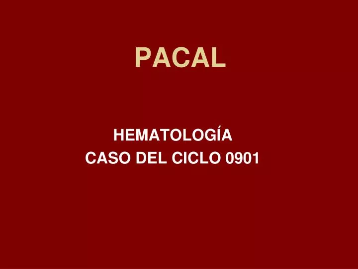 pacal