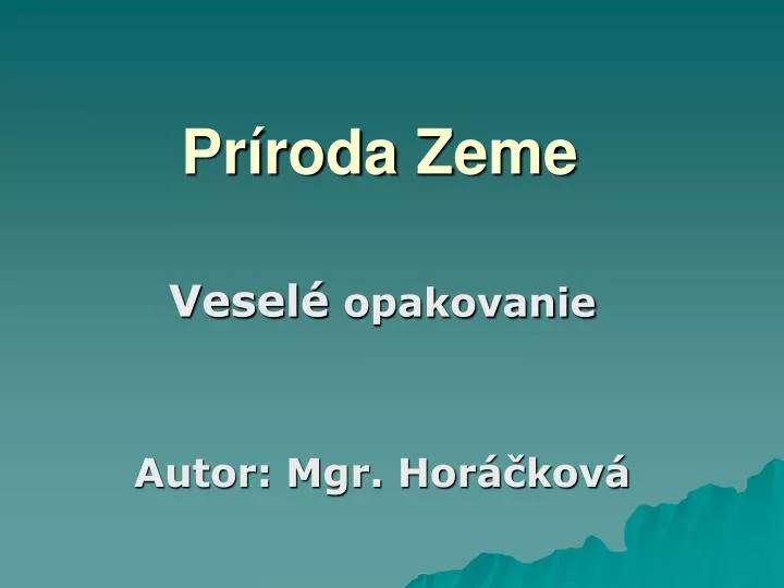 pr roda zeme