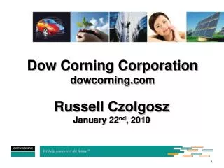 Dow Corning Corporation dowcorning