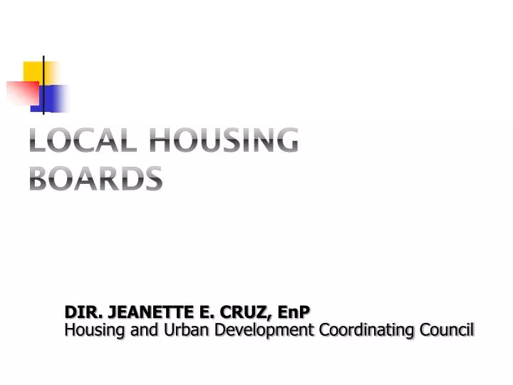 local housing boards