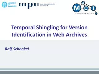 Temporal Shingling for Version Identification in Web Archives