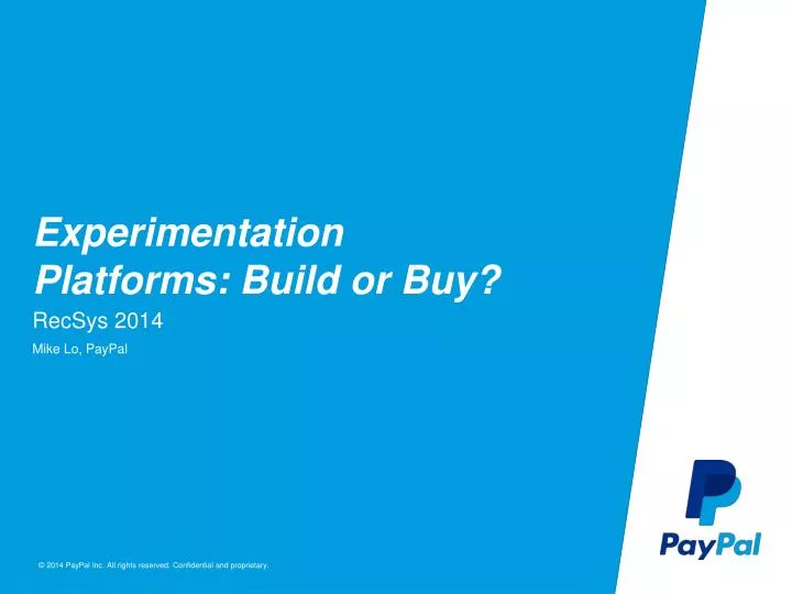 experimentation platforms build or buy