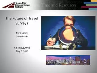 The Future of Travel Surveys
