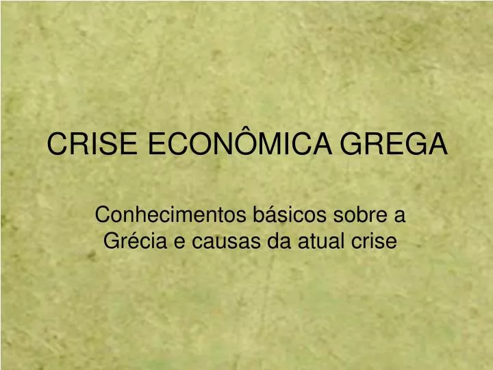 crise econ mica grega
