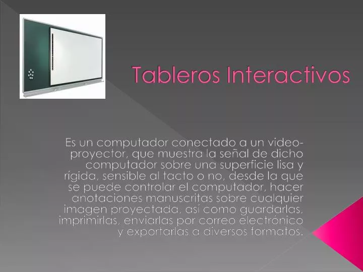 tableros interactivos