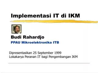 Implementasi IT di IKM