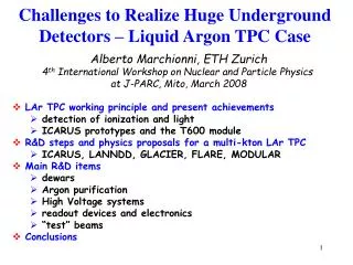 Challenges to Realize Huge Underground Detectors – Liquid Argon TPC Case