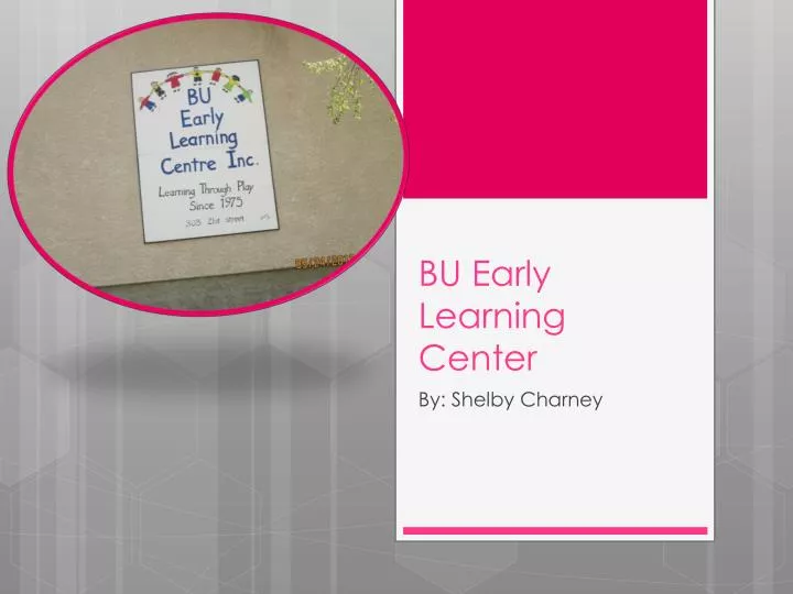 bu early learning center