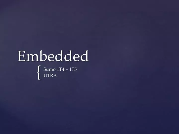 embedded