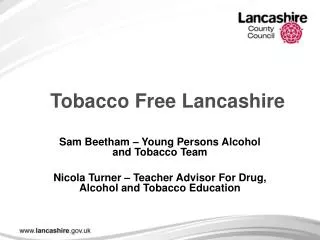Tobacco Free Lancashire