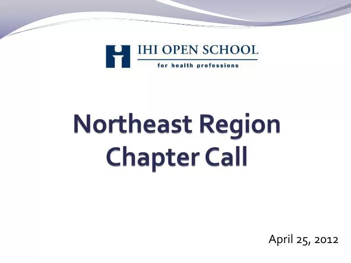 northeast region chapter call