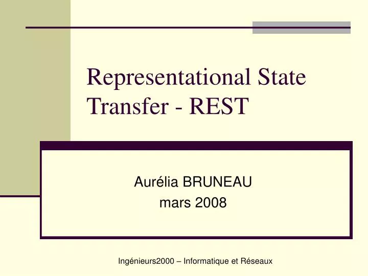 representational state transfer rest