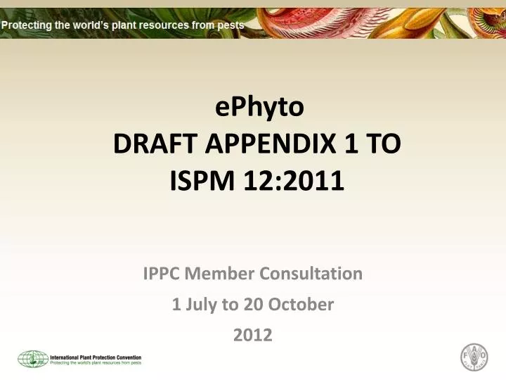 ephyto draft appendix 1 to ispm 12 2011