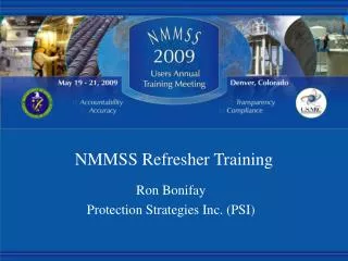 NMMSS Refresher Training