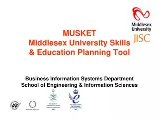 MUSKET Middlesex University Skills &amp; Education Planning Tool