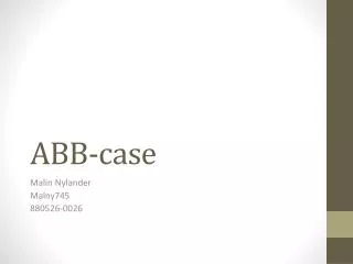 ABB-case