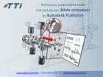 Technische productinformatie met behulp van 3dvia composer en Autodesk Publisher - slide 1