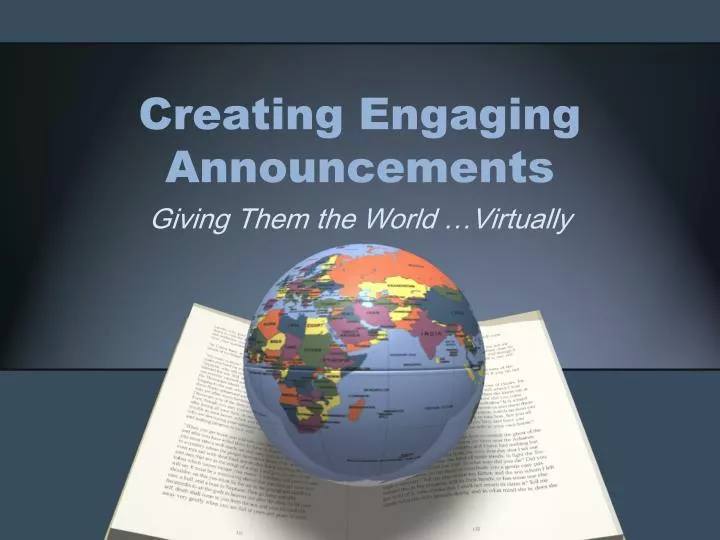 creating engaging announcements