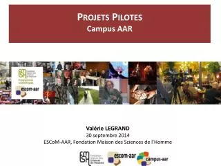 Projets Pilotes Campus AAR