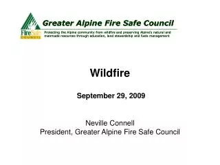 Wildfire September 29, 2009