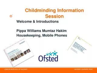 Childminding Information Session