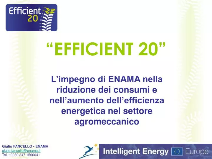 efficient 20
