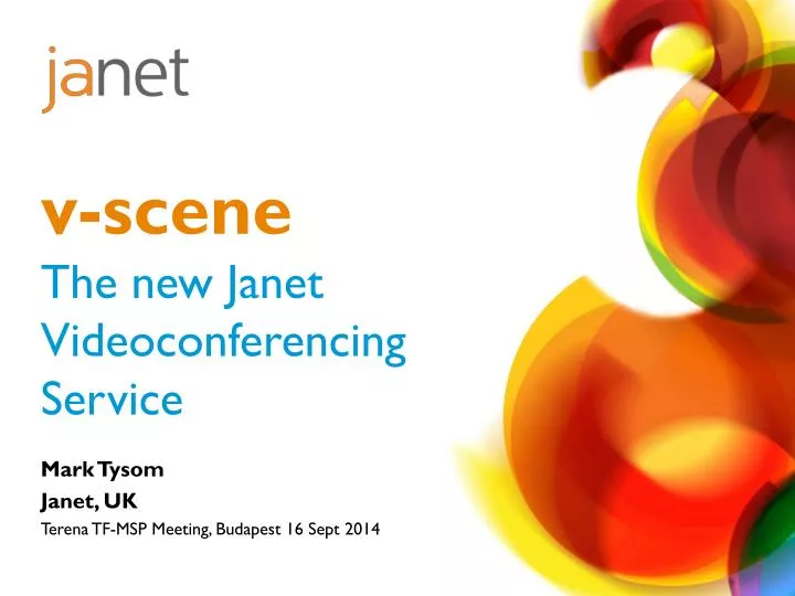 v scene the new janet videoconferencing service