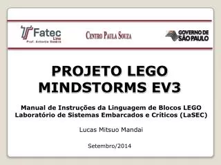 PROJETO LEGO MINDSTORMS EV3