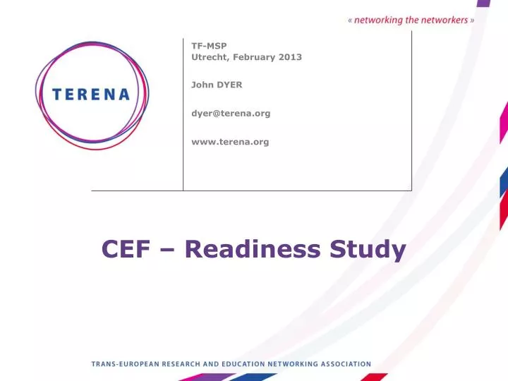 cef readiness study