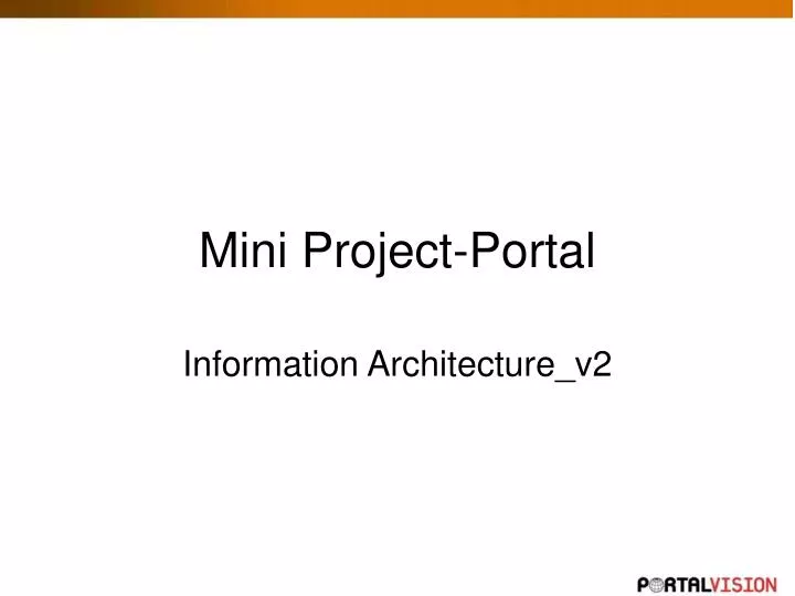 mini project portal