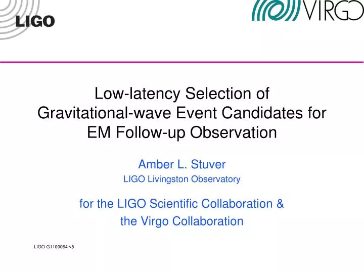 low latency selection of gravitational wave event candidates for em follow up observation