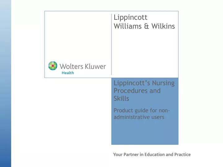 lippincott s nursing procedures and skills