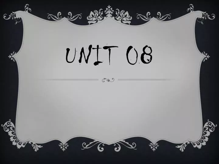 unit 08