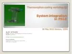 Thermo-siphon cooling workshop §3 - slide 1