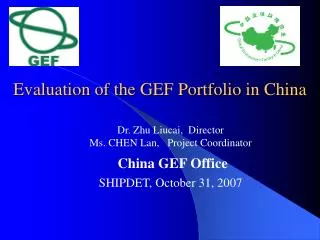 Evaluation of the GEF Portfolio in China