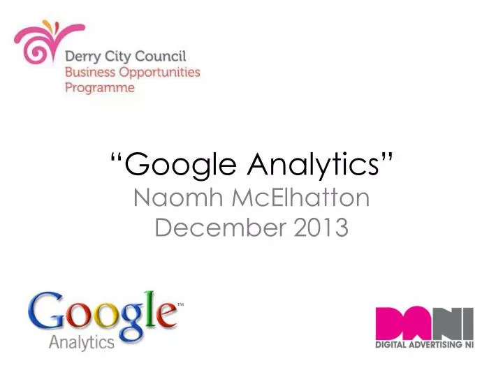 google analytics naomh mcelhatton december 2013