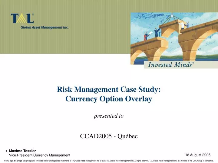 risk management case study currency option overlay