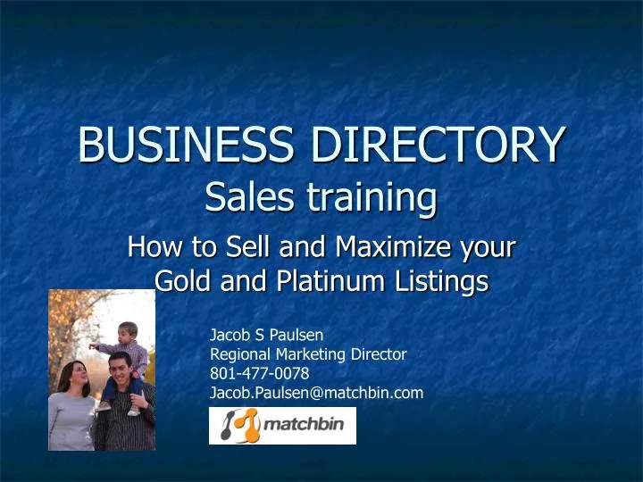 business directory sales training