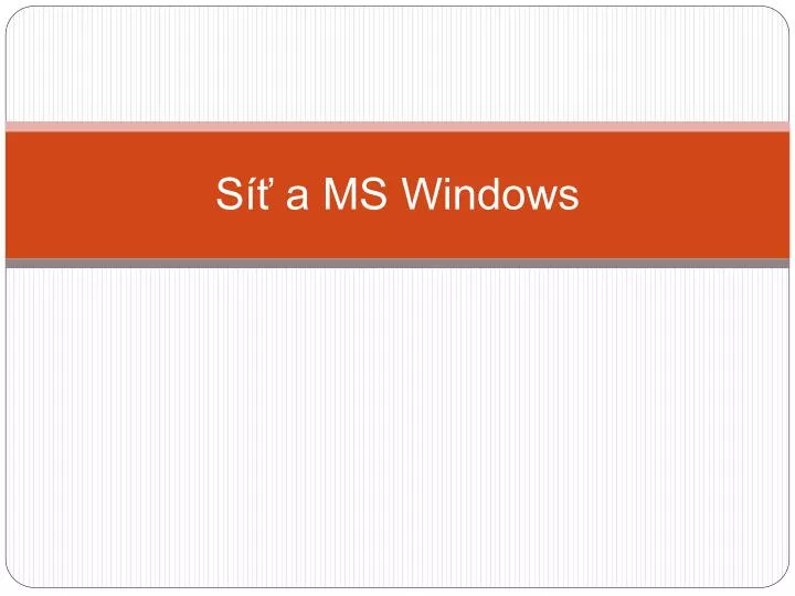 s a ms windows