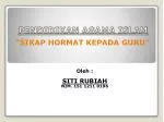 PENDIDIKAN AGAMA ISLAM - slide 1